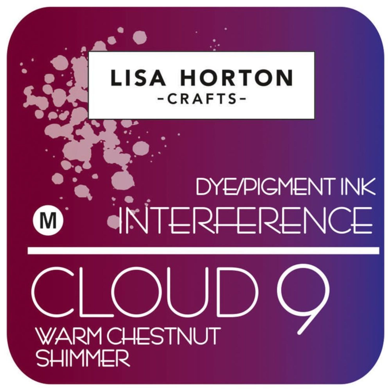 Interference Ink Pad Warm Chestnut / Tinta De Interferencia Castaña Tinta para Sellos Lisa Horton Crafts
