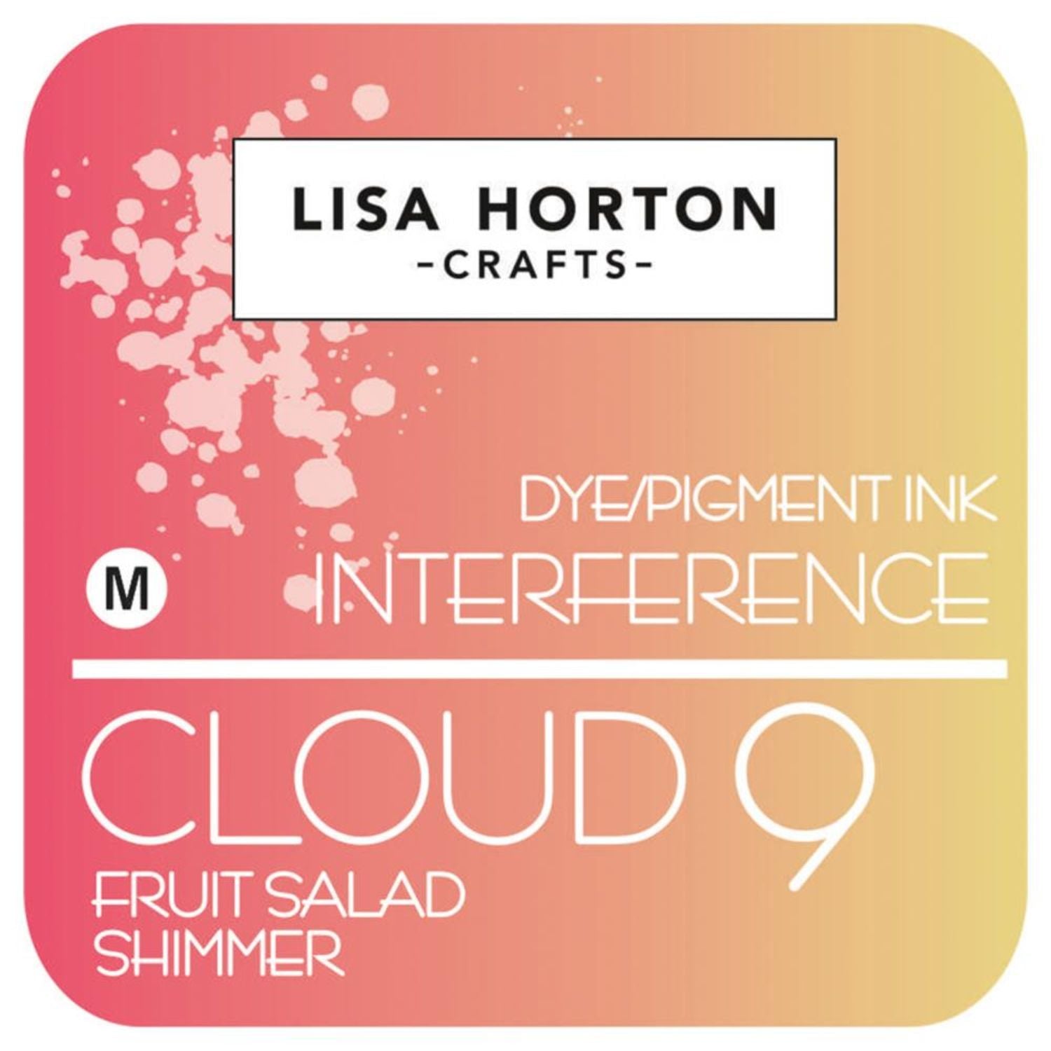 Interference Ink Pad Fruit Salad / Tinta De Interferencia Naranja-Dorado Tinta para Sellos Lisa Horton Crafts