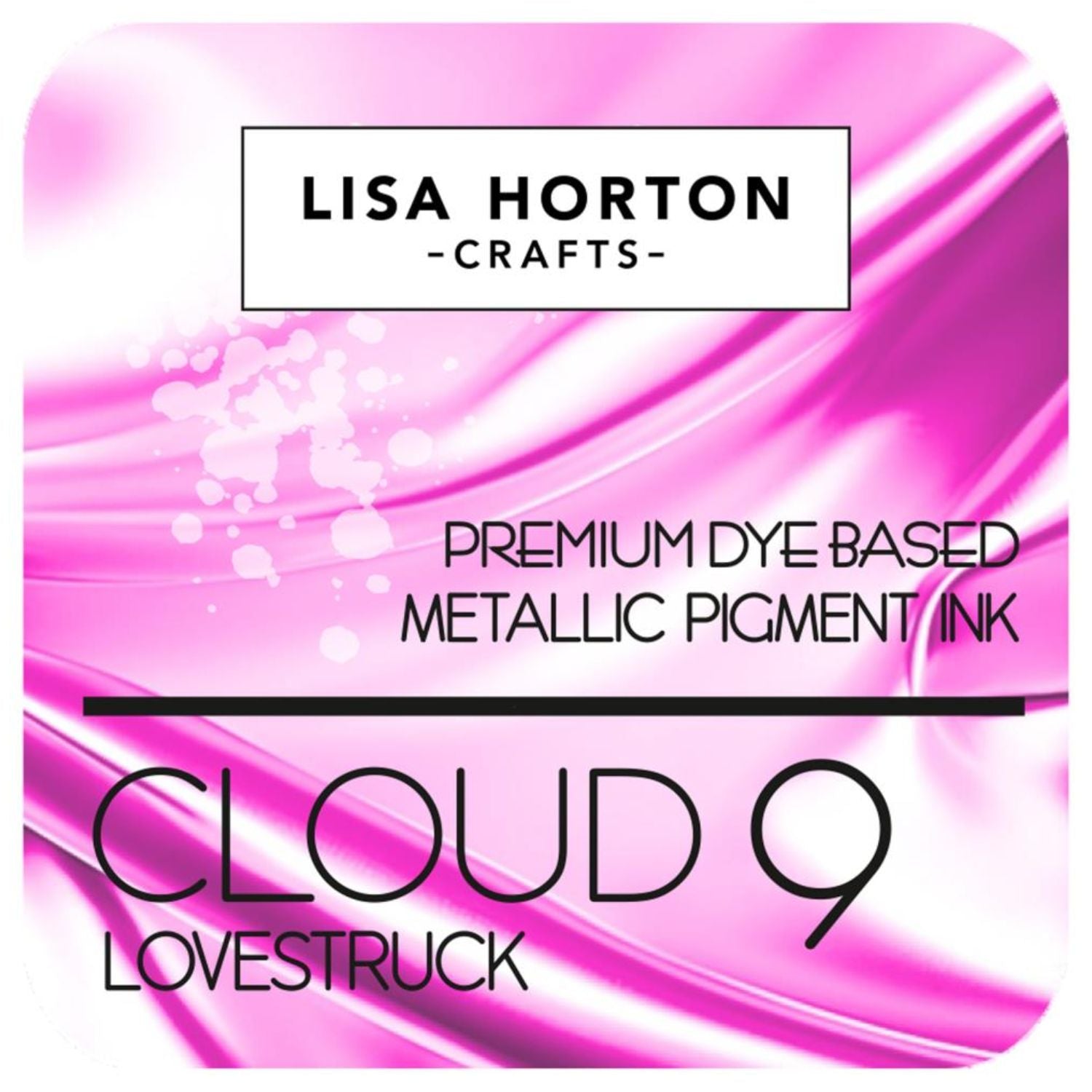 Metallic Pigment Ink Pad Lovestruck / Tinta Metálica Para Sellos Fucsia Tinta para Sellos Lisa Horton Crafts