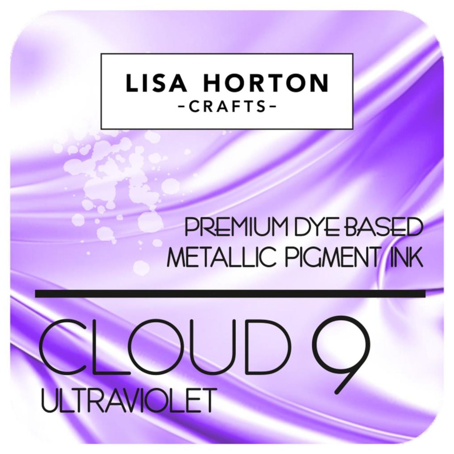 Metallic Pigment Ink Pad Ultraviolet / Tinta Metálica Para Sellos Ultravioleta Tinta para Sellos Lisa Horton Crafts