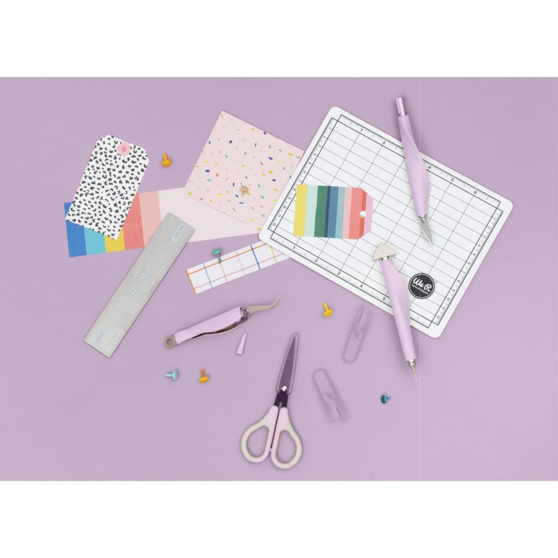 Mini Tool Kit Lilac / Kit de Herramientas Mini Lila Herramientas We R Memory Keepers