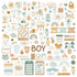 Baby Bloom Colection Chipboard Cuts / Recortes Aglomerado Niño Descontinuado Mintopía