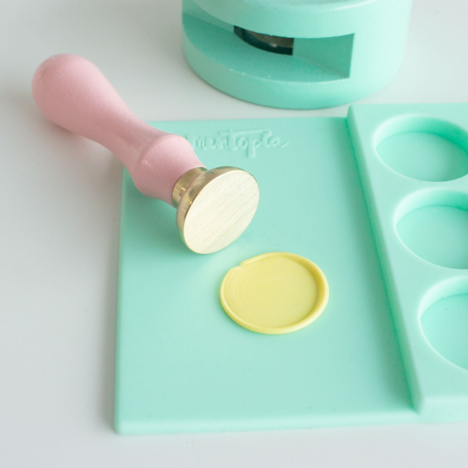 Sello para Lacre "Circulo Neutro 3cm" Sellos Mintopía