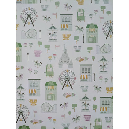 6x8" Block de Papel Estampado Main Street Papel Mintopía