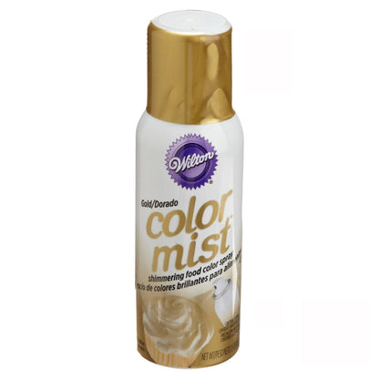 Color Mist Food Color Spray Gold / Aerosol para Alimentos Dorado Repostería Wilton