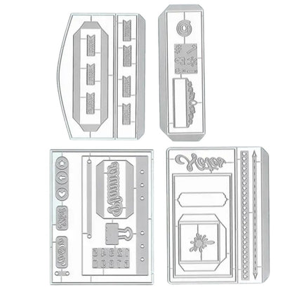 39 Suajes para Armar una Carpeta de Notas Dados de Corte / Suajes / Troqueles Hobbees