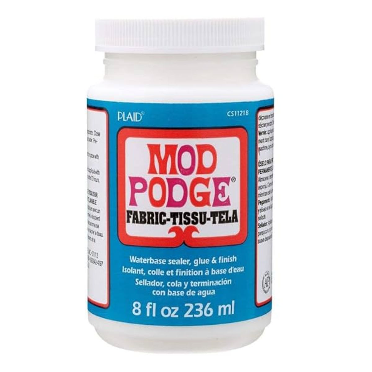 Mod Podge Fabric Tissu Tela / Pegamento para Tela Adhesivos / Pegamentos Plaid