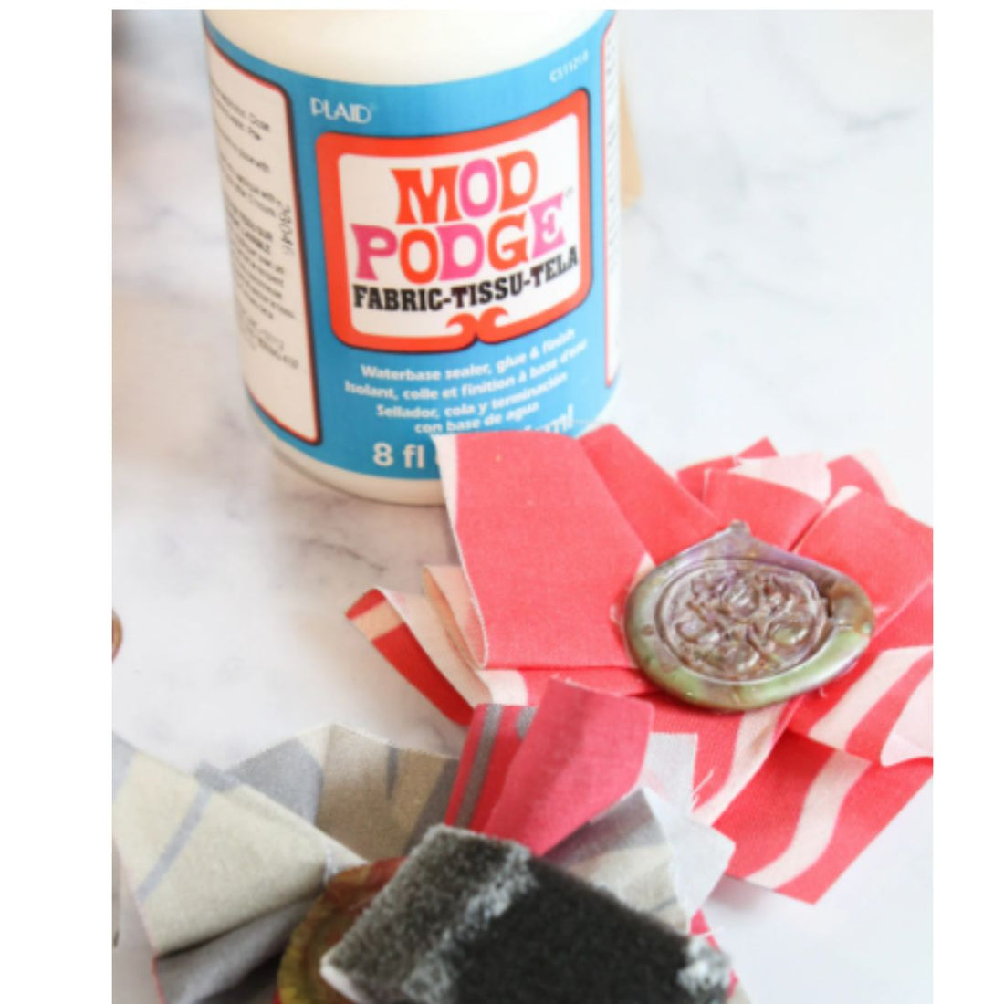 Mod Podge Fabric Tissu Tela / Pegamento para Tela Adhesivos / Pegamentos Plaid