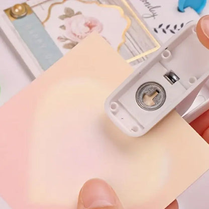 Perforadora tipo Mini Setas para Libretas de Discos Perforadoras Hobbees