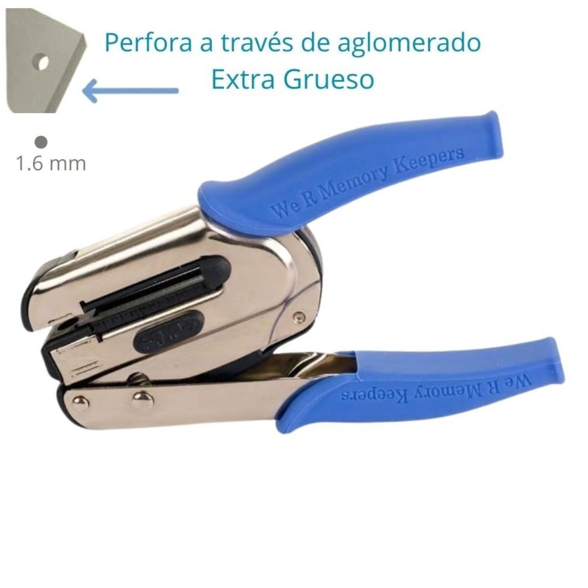 Crop-A-Dile Power Punch 1.6 mm / Perforadora de Uso Rudo para Agujerar Perforadoras We R Memory Keepers