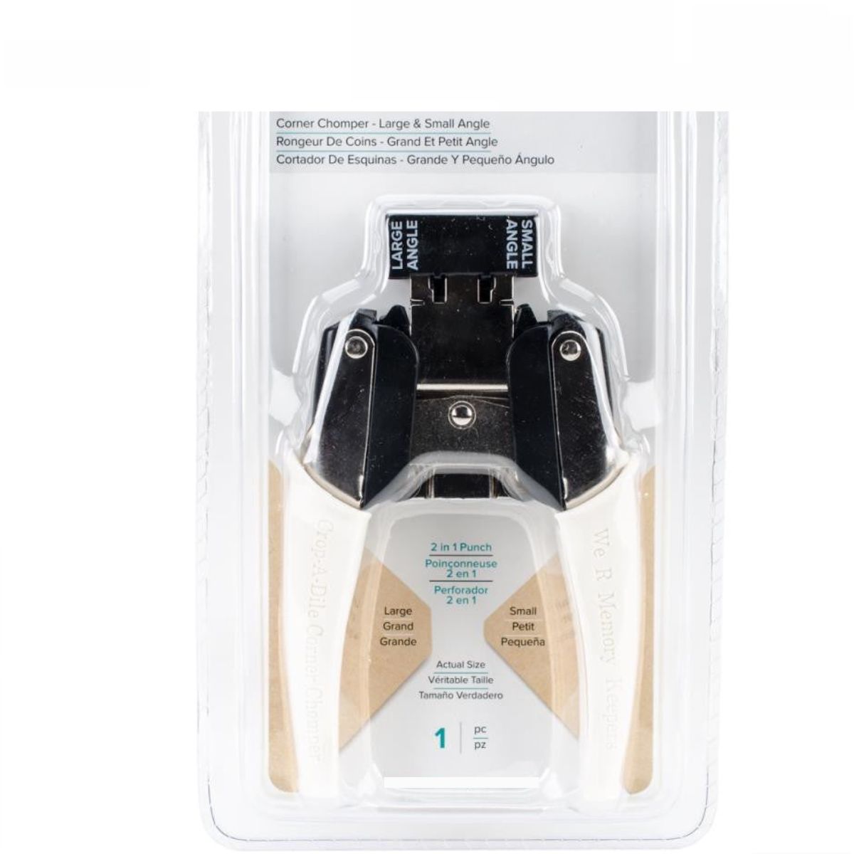 Crop-A-Dile Corner Chomper Large &amp; Small Angle / Cortador de Esquinas Perforadoras We R Memory Keepers