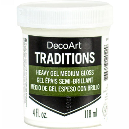 Acrylic Gel Medium Gloss White / Gel Acrílico Medio Brillante Blanco Descontinuado DecoArt