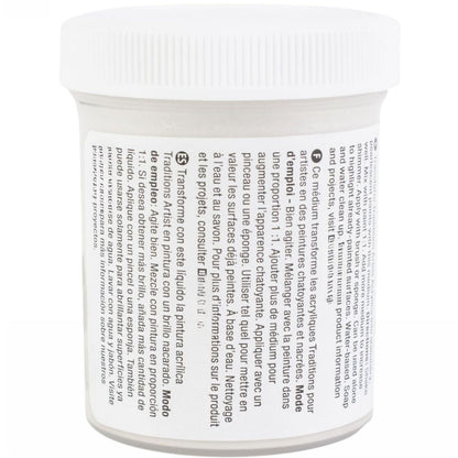 Acrylic Gel Medium Gloss White / Gel Acrílico Medio Brillante Blanco Descontinuado DecoArt