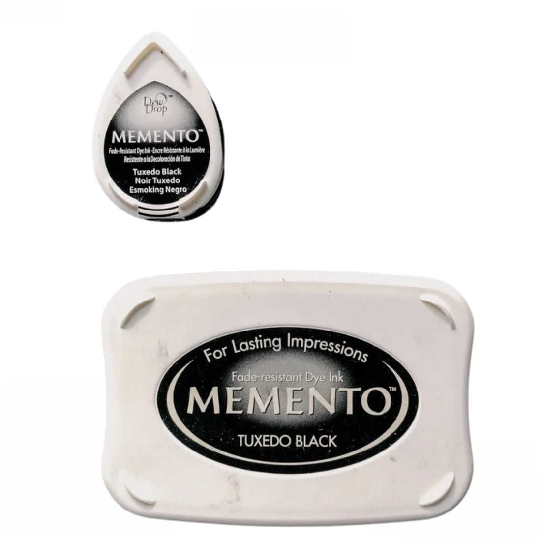 Tuxedo Black Memento / Cojín de Tinta para Sellos Negro Tintas TSUKINEKO