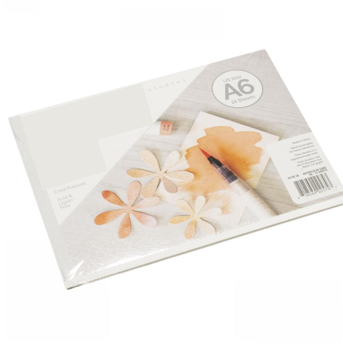 A6 Watercolor Pad / Block de Papel para Acuarela Descontinuado Tonic Studios