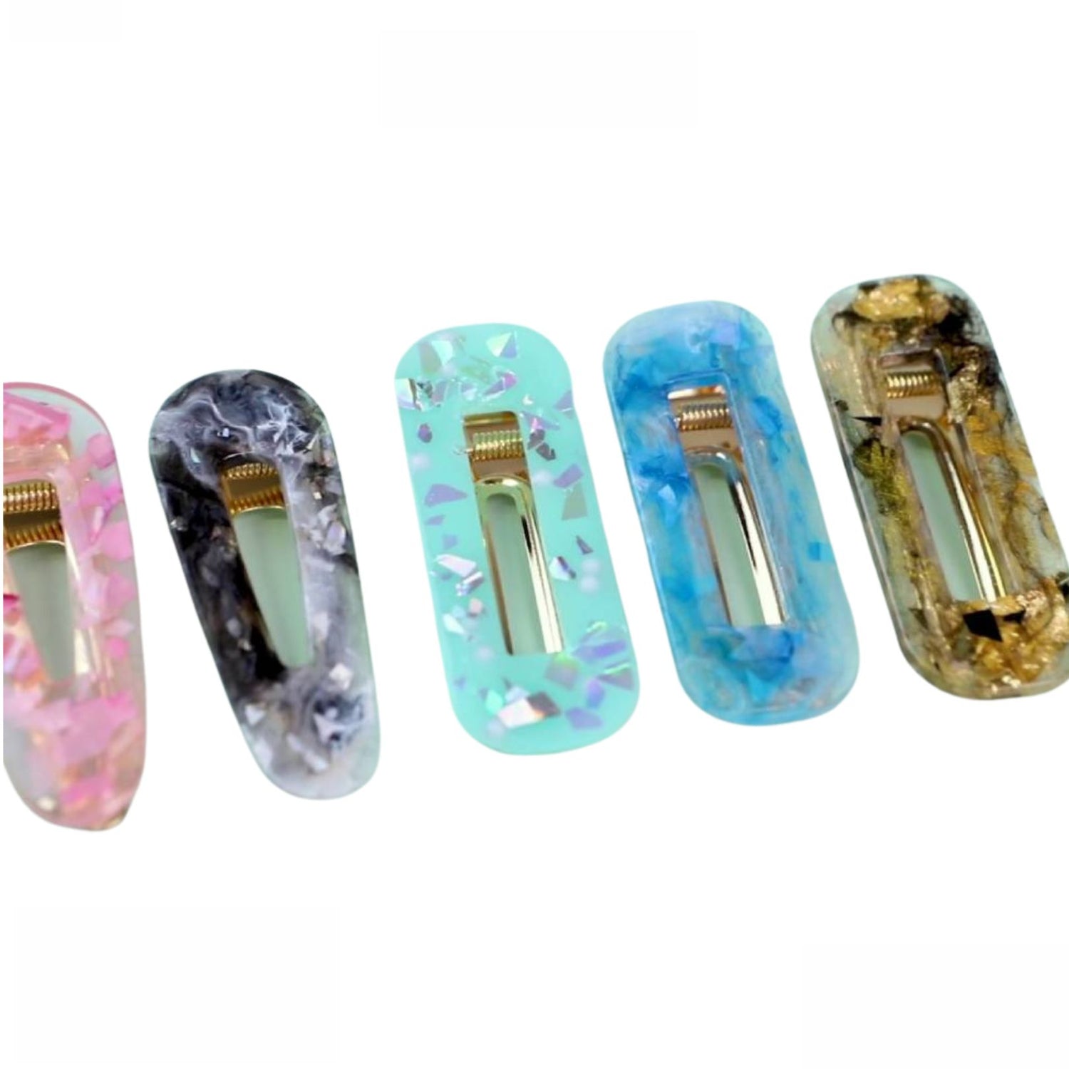 Barrette Silicone Mold Kit / Molde de Broches para el Pelo Resina Epóxica y Accesorios American Crafts