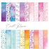 Watercolours Paper Pack / Block Papel Doble Cara Acuarelas 12" Papel Craft Consortium