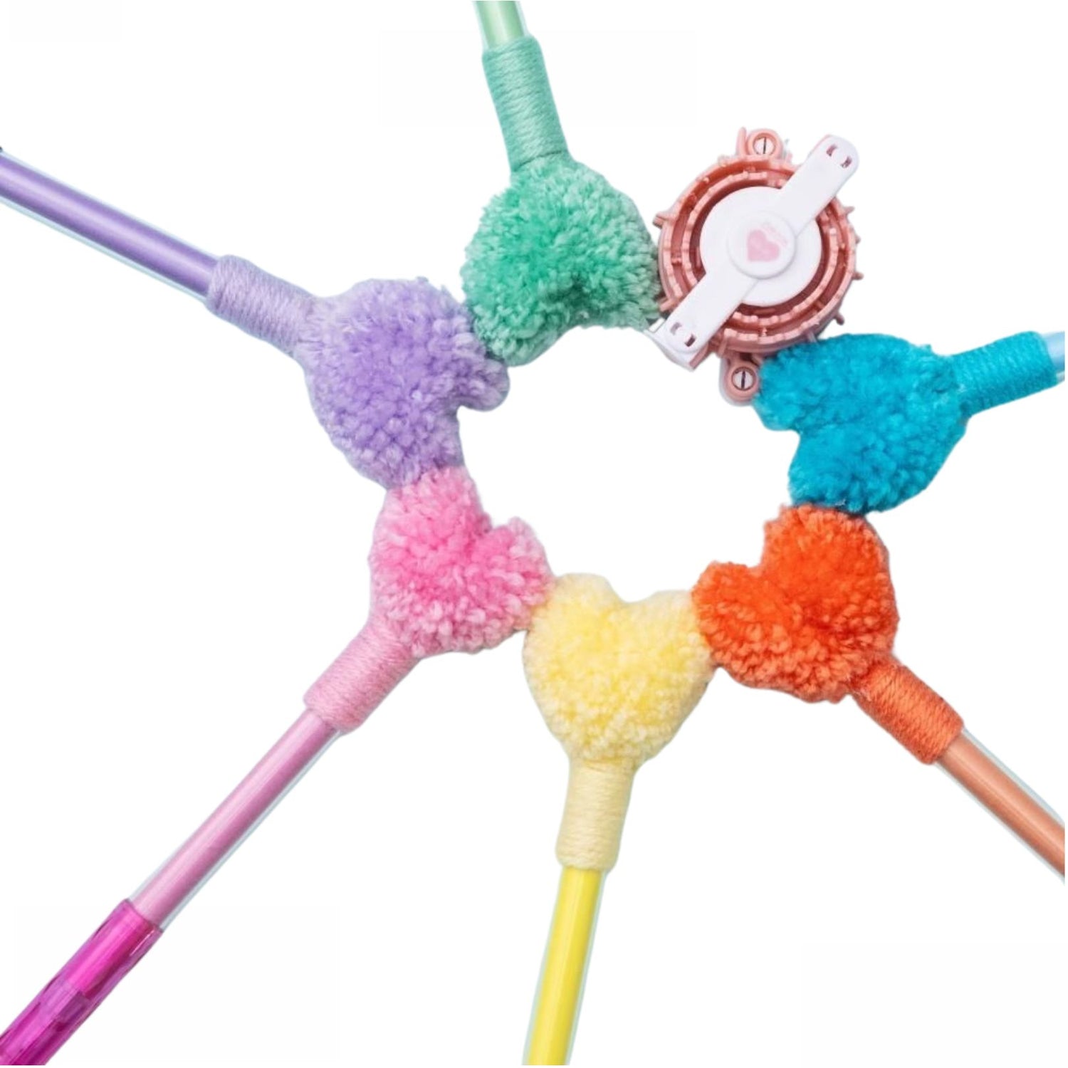 Heart Pom Pom Makers / Herramienta Para Crear Pompones Descontinuado We R Memory Keepers