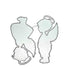 Suaje de Angelitos Niña y Niño Dados de Corte / Suajes / Troqueles Hobbees