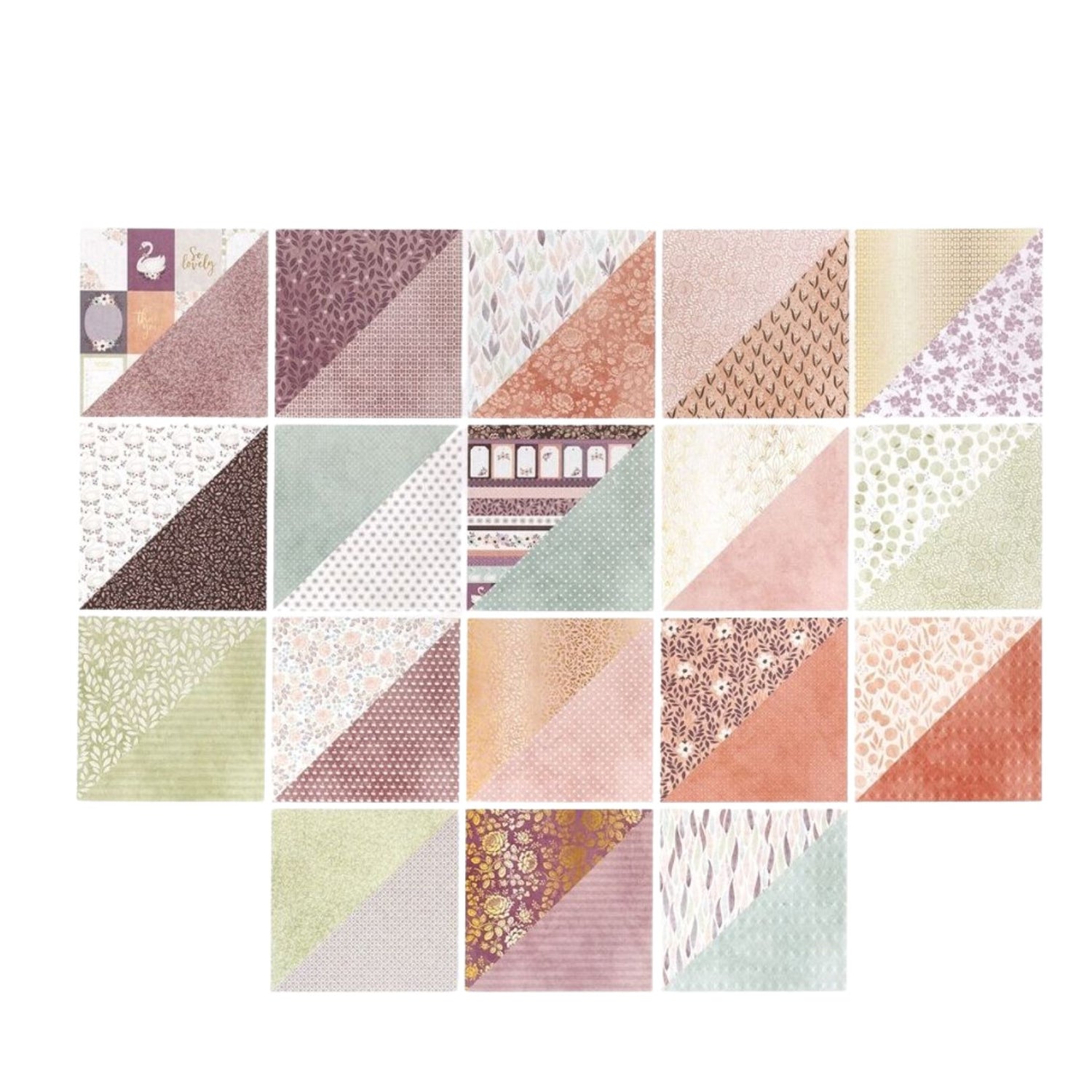 Subtle and Sophisticated Cardstock Pack / Paquete Cartulina Tonos Pastel Papel DCWV