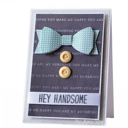 3D Bow Die / Suaje de Moño 3D Dados de Corte / Suajes / Troqueles Waffle Flower