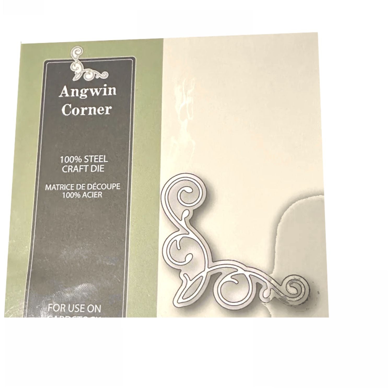 Angwin Corner Dies / Suaje de Corte Esquina Arabesco Descontinuado Poppy Stamps
