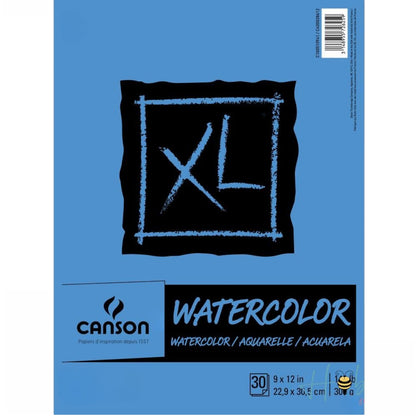 Canson XL Watercolor Paper Pad 9 x 12" / Bloc Para Acuarela Papel para Arte Canson