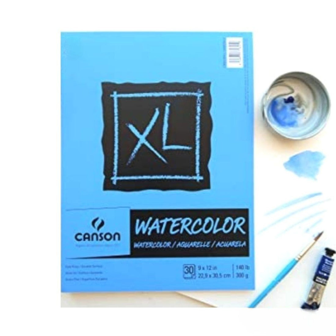 Canson XL Watercolor Paper Pad 9 x 12" / Bloc Para Acuarela Papel para Arte Canson