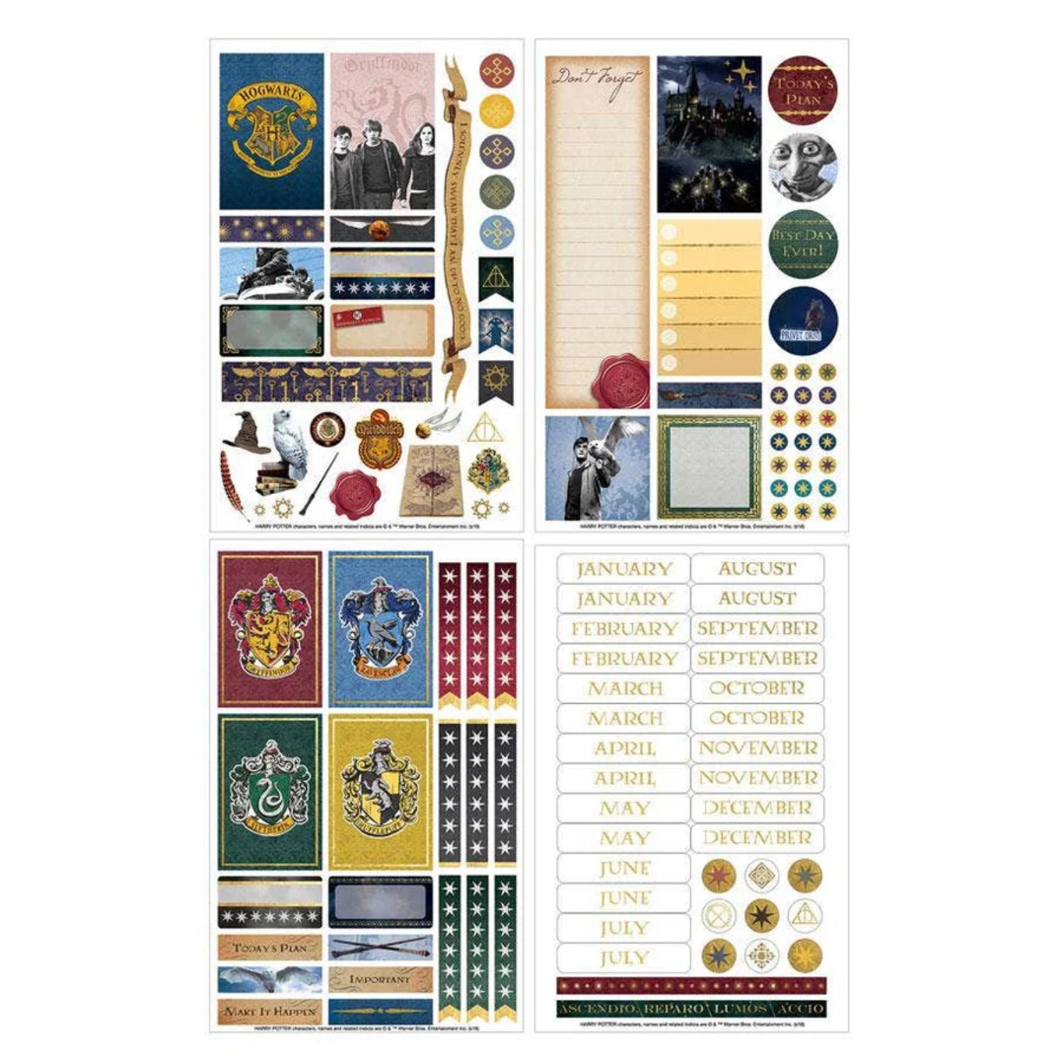 Harry Potter Planner Kit 12 Months / Kit de Planificador para 12 meses Descontinuado Paper House