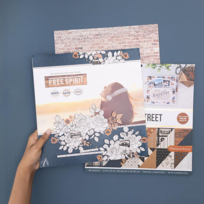 Urban Street Premium Paper / Paquete Papel Premium Calle Urbana 12 x12" Papel DCWV
