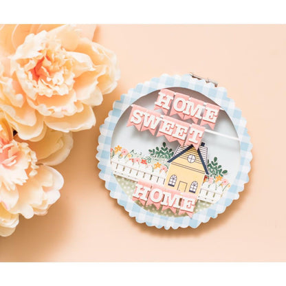 Humble Abode Cardstock Stack / Paquete Cartulina Morada Humilde 12 x12" Papel DCWV