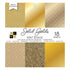 Solid Golds Cardstock Stack / Paquete Cartulina Acabado Oro 6 x 6" Papel DCWV