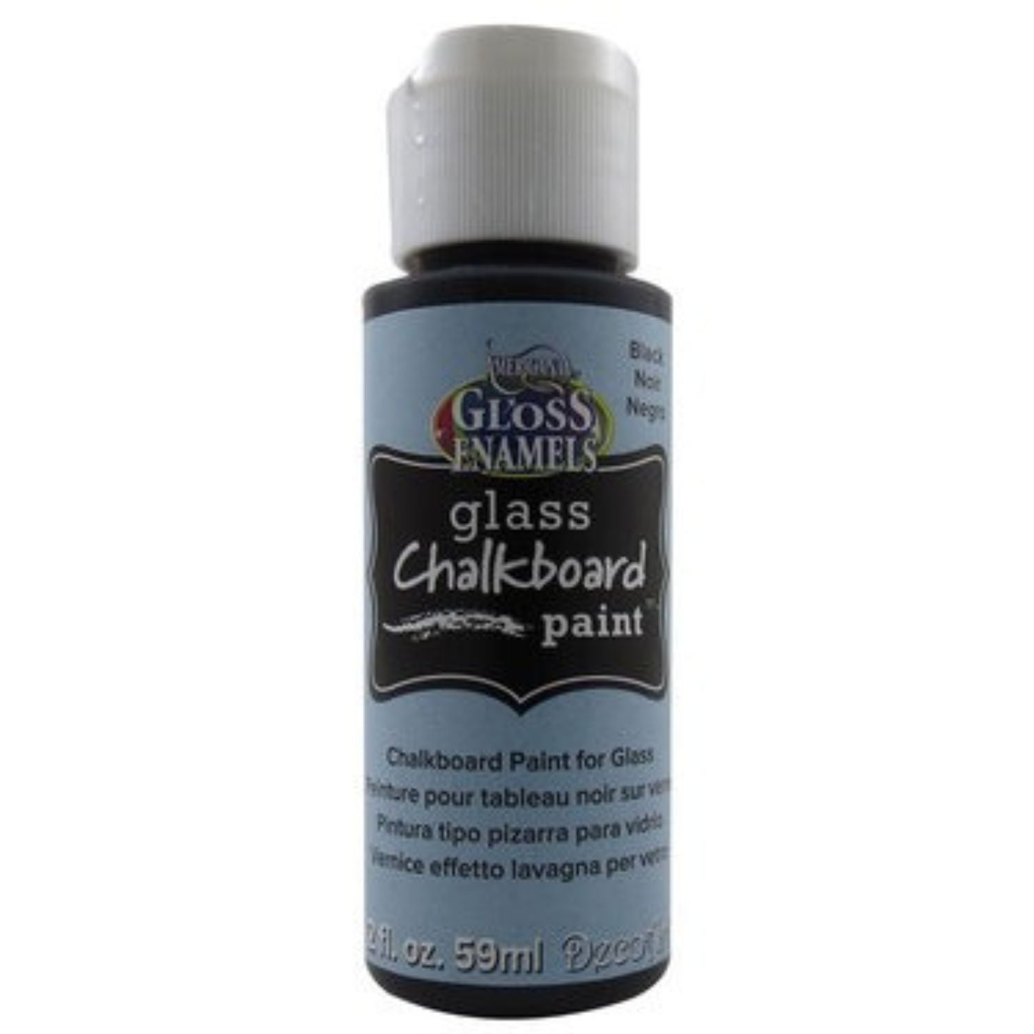 ChalkBoard Paint for Glass / Pintura Tipo Pizarra para Vidrio Descontinuado DecoArt