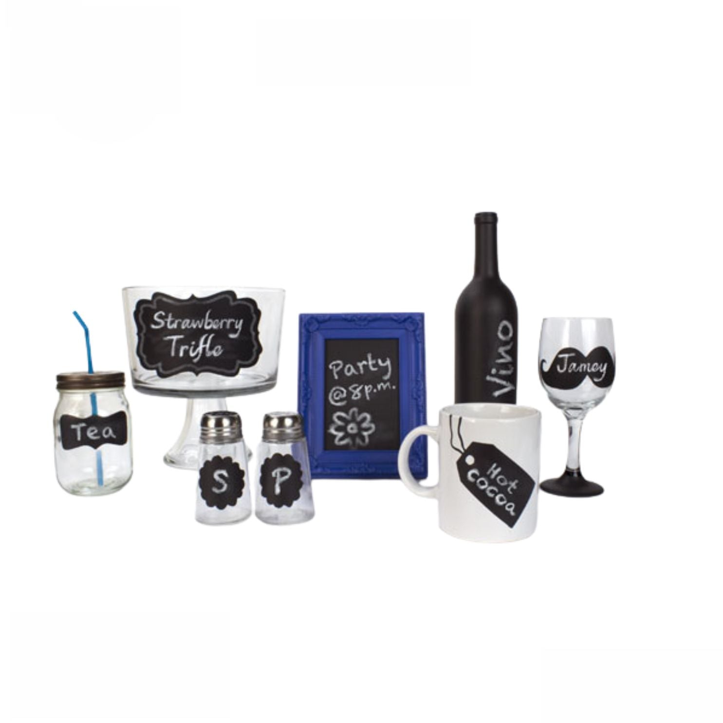 ChalkBoard Paint for Glass / Pintura Tipo Pizarra para Vidrio Descontinuado DecoArt