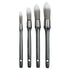 Stencil Brushes / 4 Brochas para Estenciles Pinceles y Brochas Nuvo