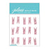 Pink Glitter Clothespins / 15 Mini Pinzas Rosas con Brillo Adornos / Embellishments Jolee&