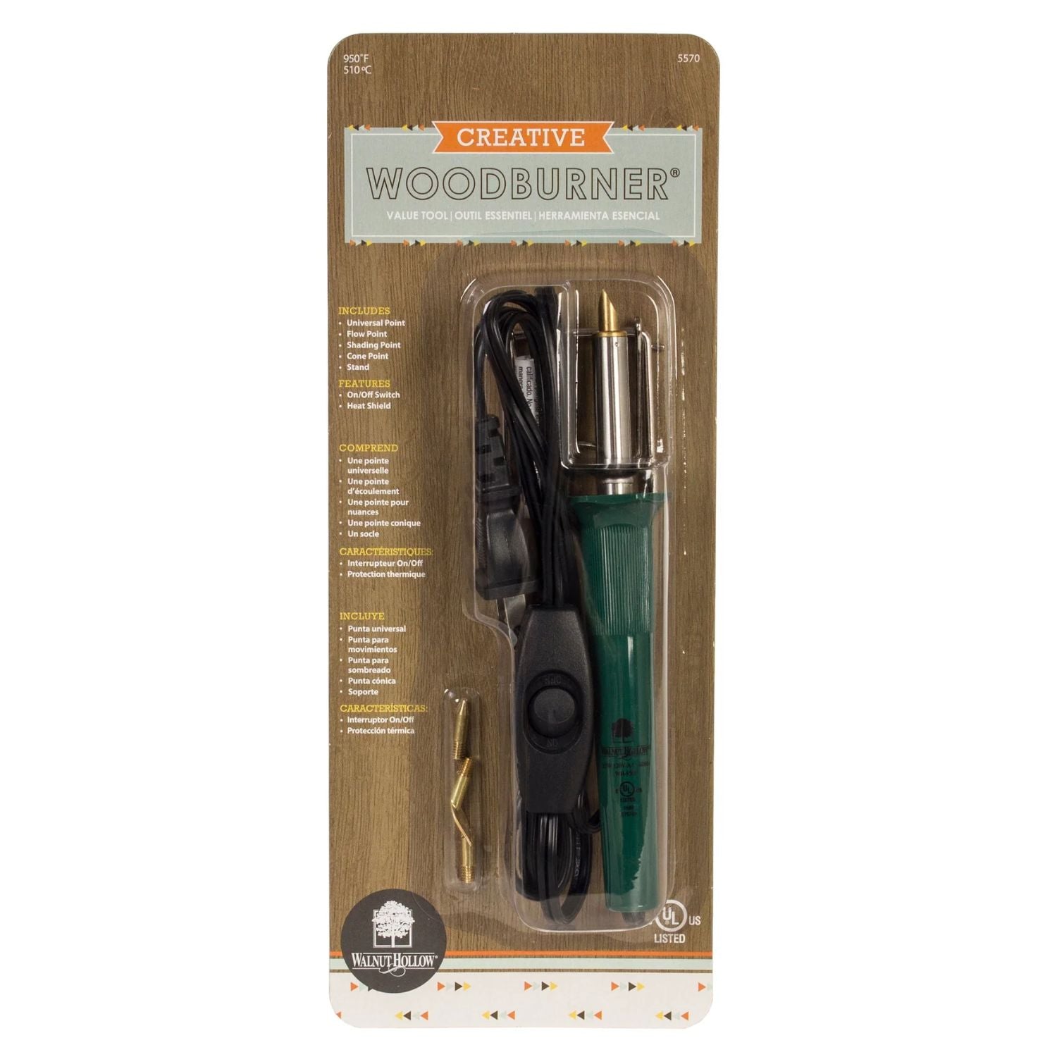 Creative Woodburner Value Pen / Herramienta de Calor Pirográfo Descontinuado Walnut Hollow