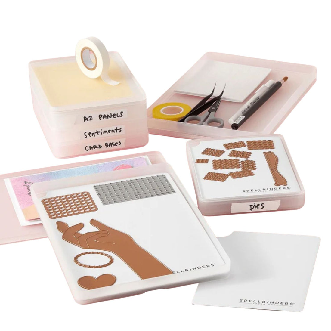 Craft Stax Magnetic Paneles 4-Medium / 4 Paneles Magnéticos Medianos Imanes Spellbinders