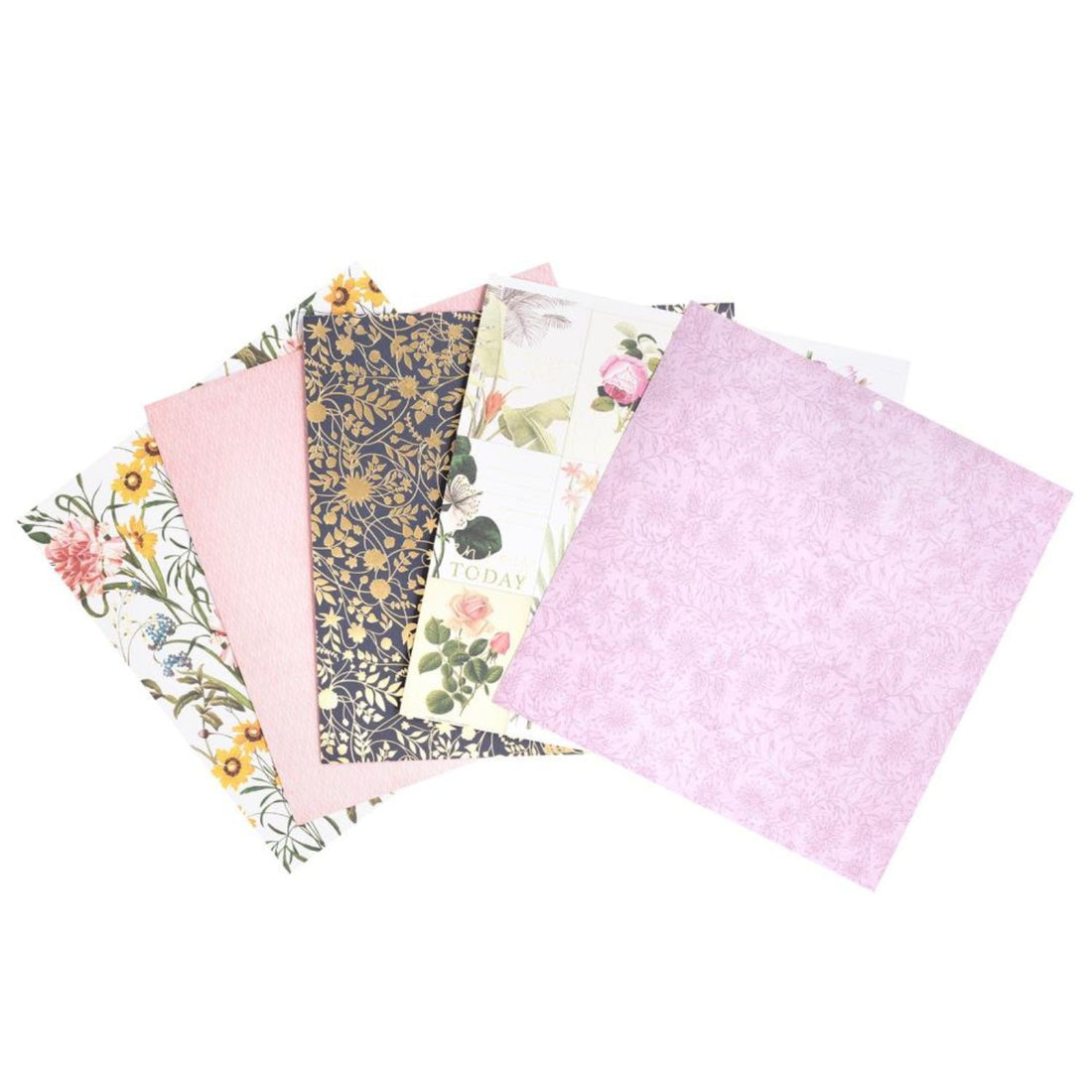 Botanical Beauty Cardstock Stack 12" / Paquete Cartulina Belleza Botánica Papel DCWV
