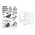 Set De Sellos Y Suajes De Aves Y Jaulas Sellos Hobbees