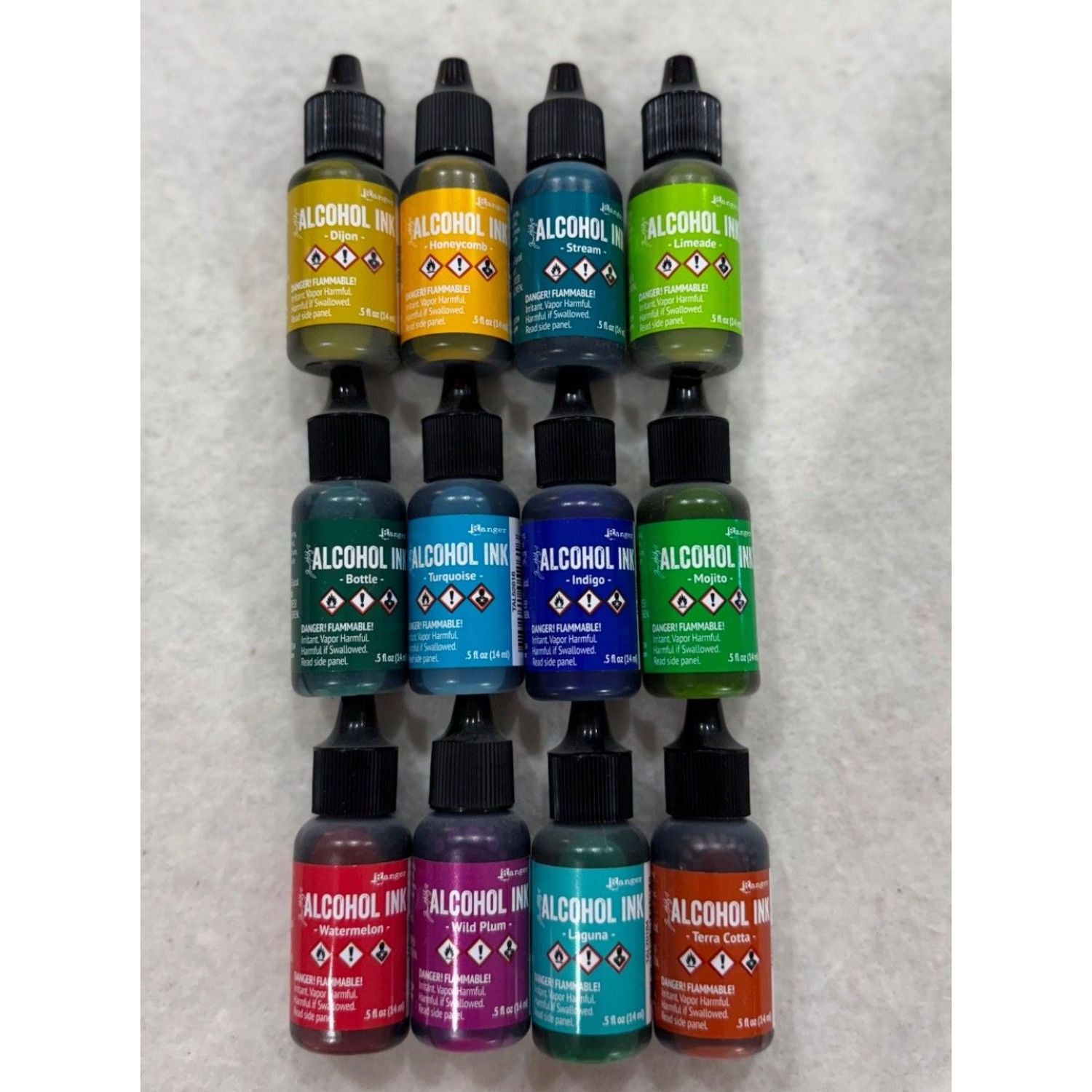 Tim Holtz Alcohol Ink Bottle / Tinta al Alcohol Verde Botella Tintas al Alcohol Ranger