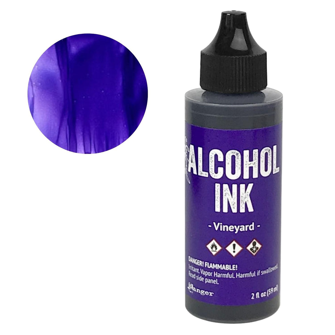 Tim Holtz Alcohol Ink Vineyard / Tinta al Alcohol Morado Tintas al Alcohol Ranger
