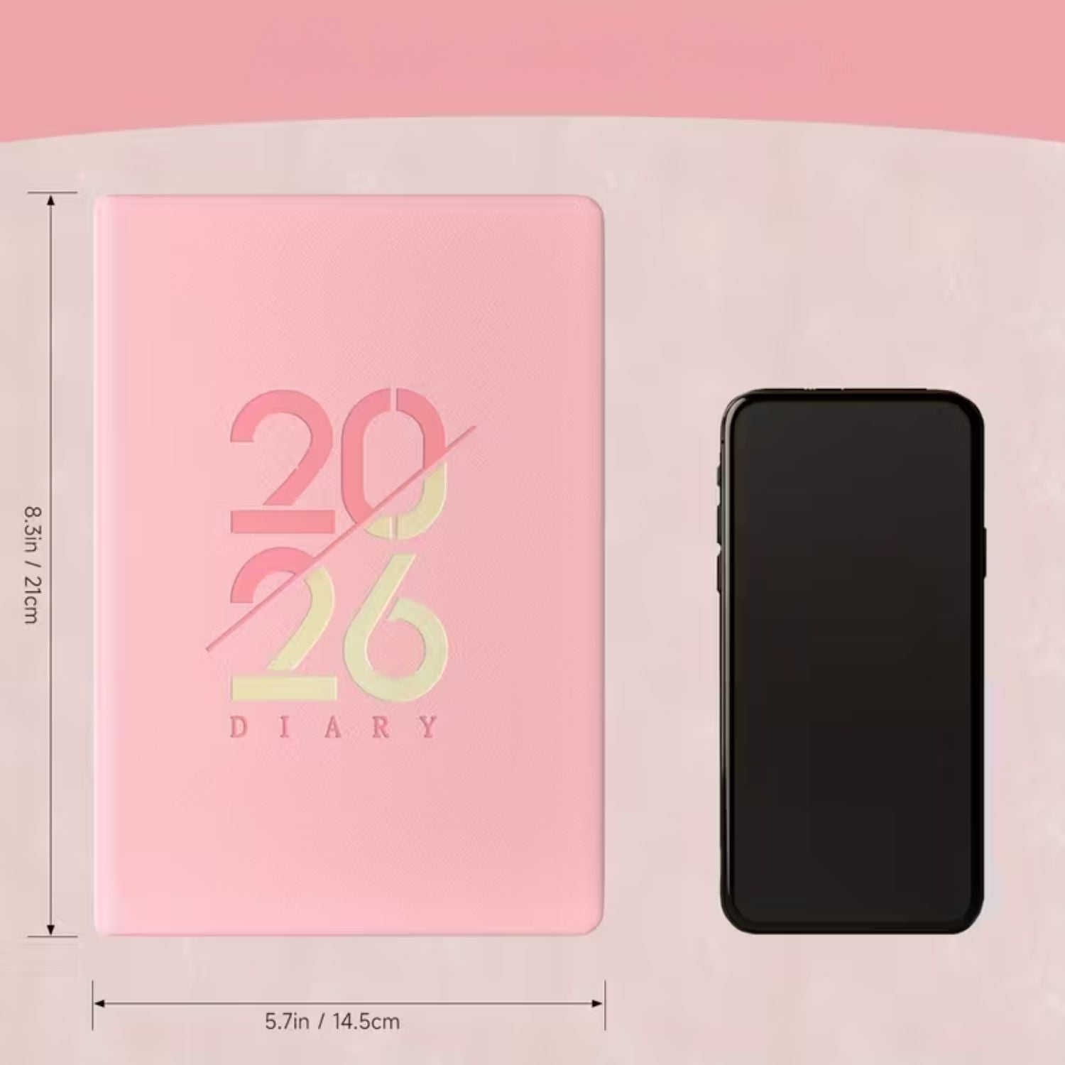 Agenda 2026 en Español Rosa Agendas y Journals Hobbees