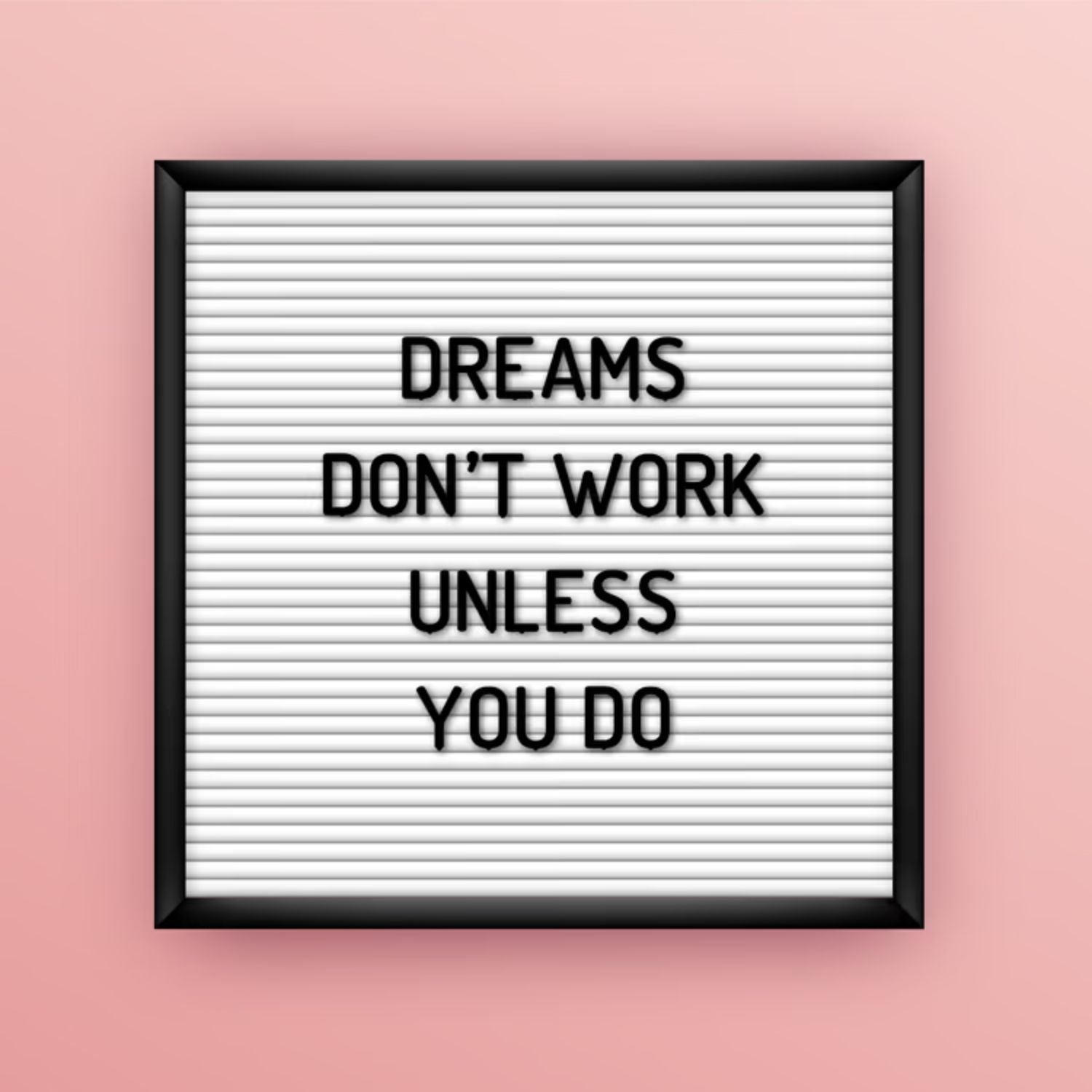 DC Letterboard 1/2" Letters Black / Letras Negro Para Tablero Tableros DCWV