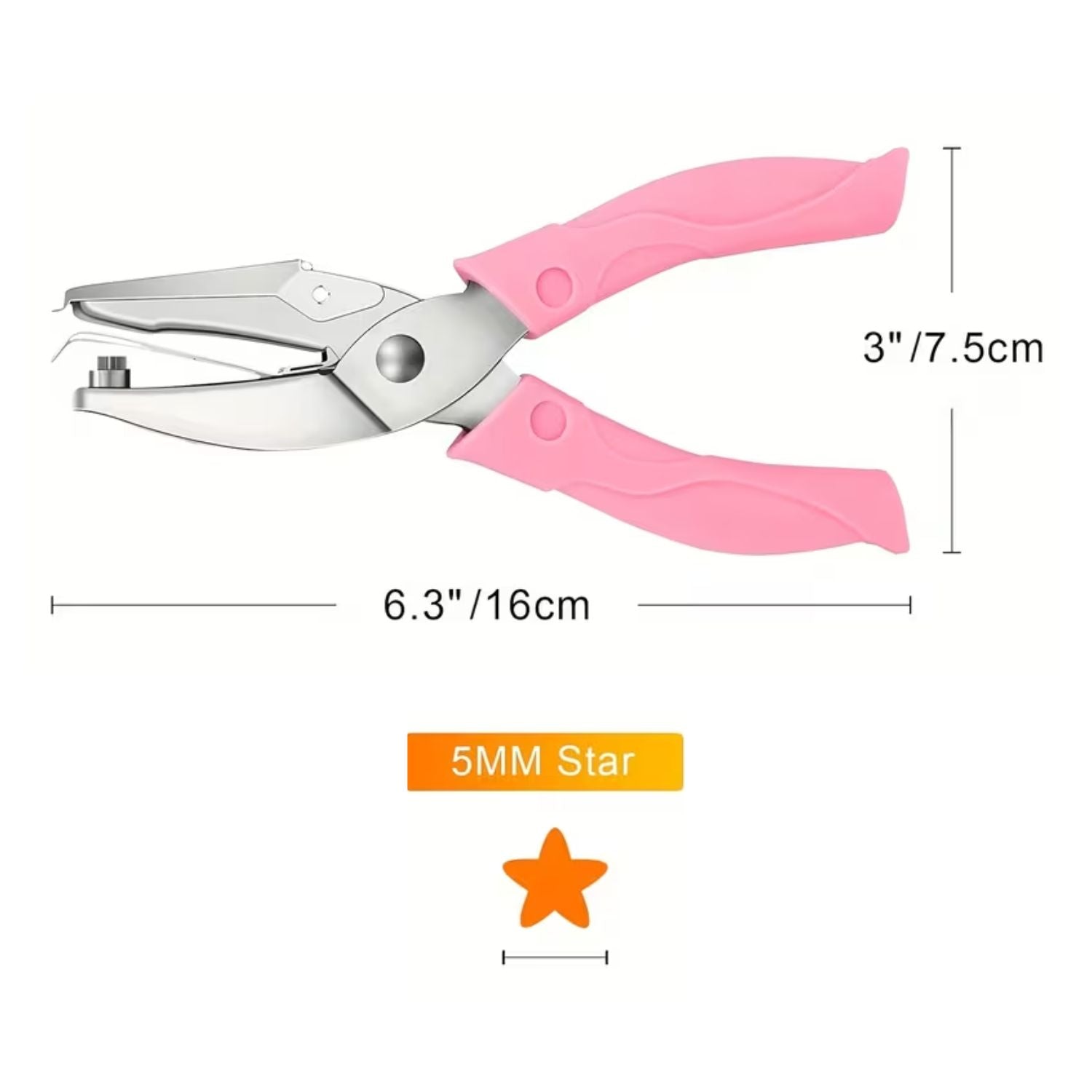 Perforadora de Hoyitos de Estrella 5 mm Perforadoras Hobbees