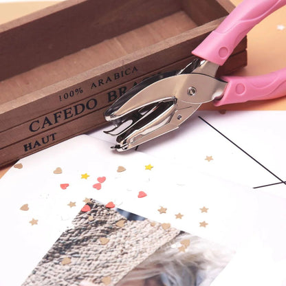Cushioned Grip Hand Punch Heart 1/4" / Perforadora de Hoyitos de Corazón 0.6 cm Perforadoras Fiskars