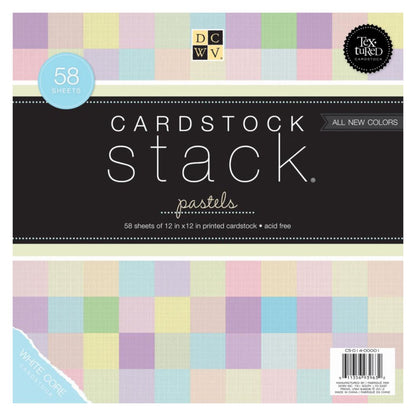 Cardstock Pastels 12" / Block de Cartulina Colores Pastel Papel DCWV