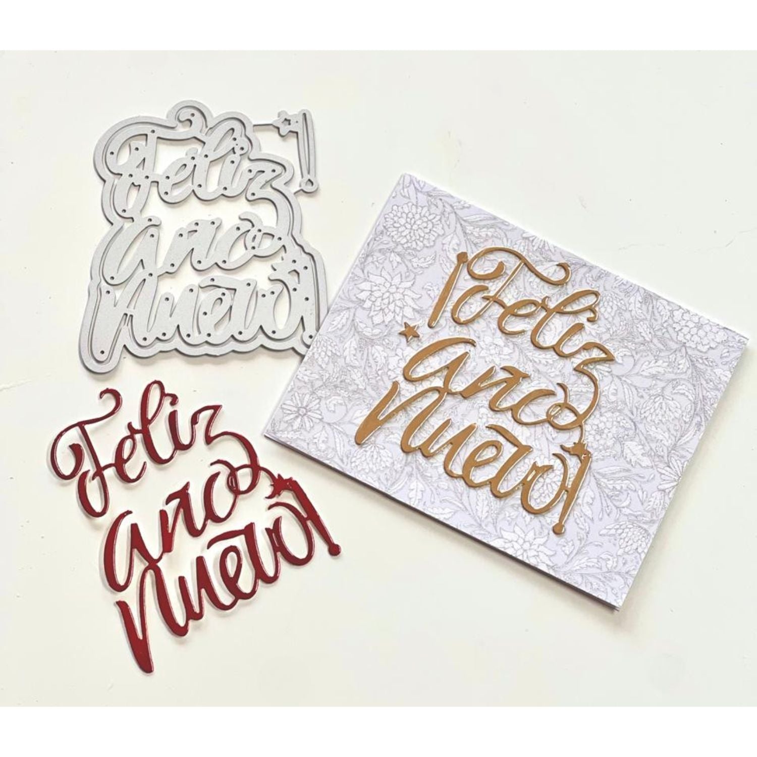 Suaje o Troquel de ¡Feliz AÑo Nuevo! Dados de Corte / Suajes / Troqueles Hobbees