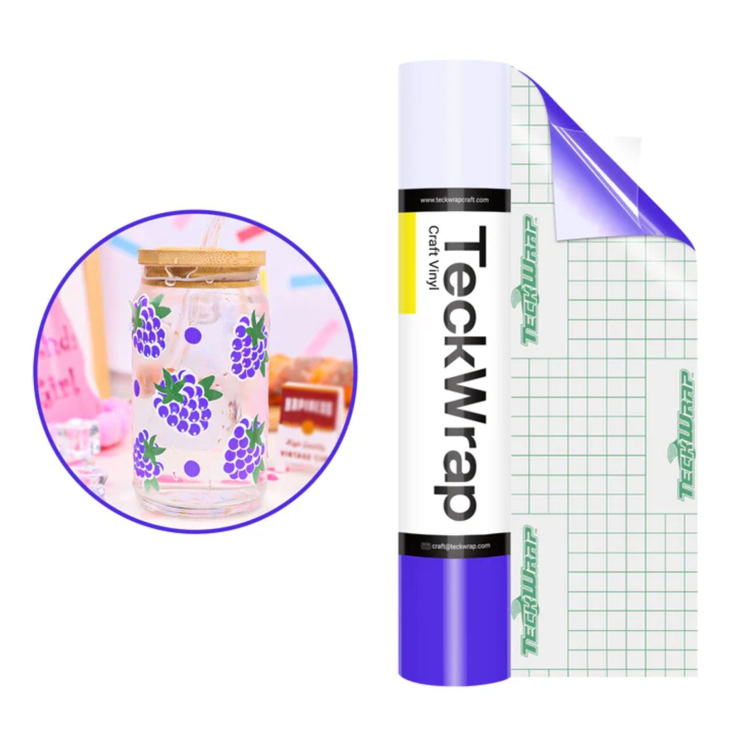 Cold Color Changing Lavender Vinyl / Vinil Adhesivo Lavanda Cambia De Color Con Frío Viniles Teckwrap