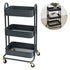 A la Cart Storage Cart Burnt Ash / Carrito Organizador con Ruedas Negro Almacenamiento y Organización We R Memory Keepers